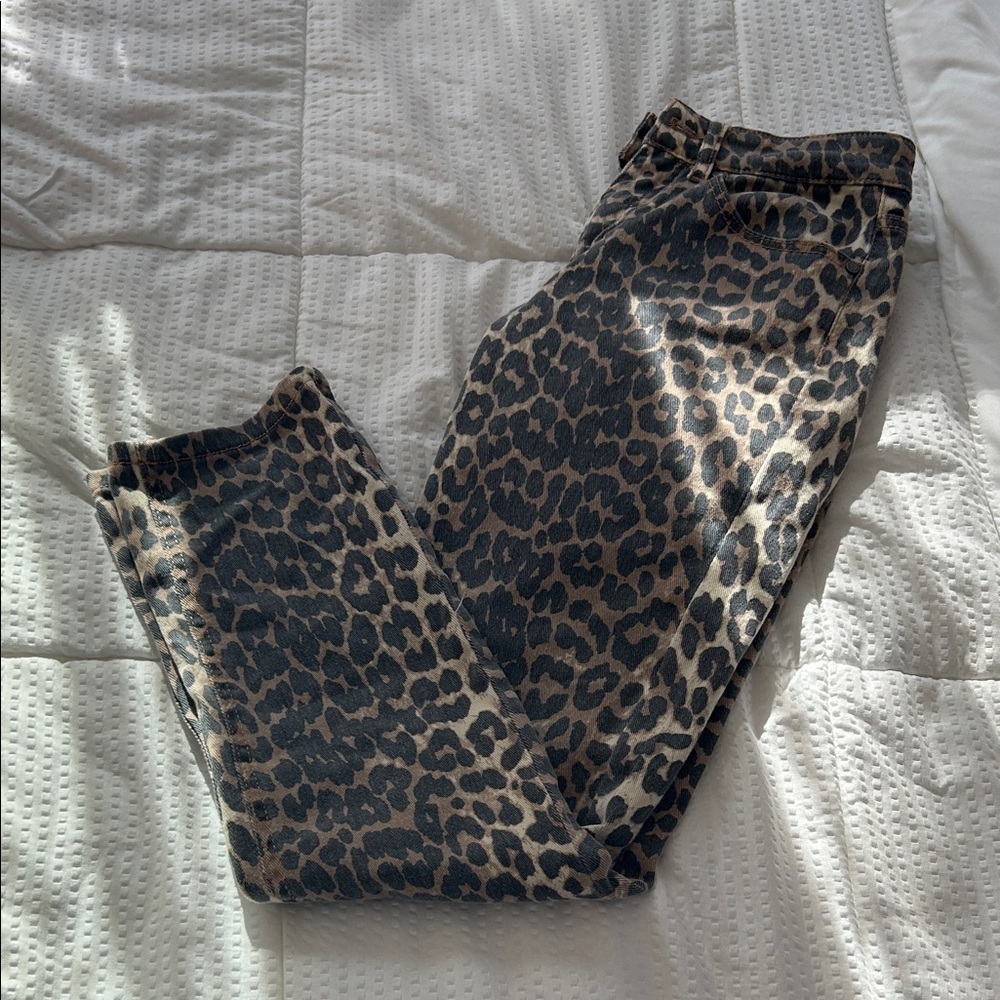 Leopard Print Jeans